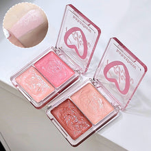 Load image into Gallery viewer, Double Gloss Powder Blusher Cream Highlights Natural Brightness Face Clear Makeup Holding Dual Gloss Cream Facial Cosmetics