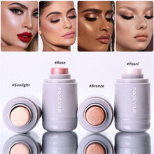 Load image into Gallery viewer, Pocket Highlighter Natural Brightening Fine Glitter Eye Shadow Long-lasting Water Light Stick Makeup Brighten Facial Cosmetic