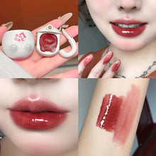 Load image into Gallery viewer, Lightweight Non Stick Mirror Glass Lip Glaze Creative Cute Cat Shaped Clear Transparent Texture Lip Gloss Lip Mud with Lip Brush