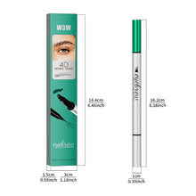 Load image into Gallery viewer, Multi Double-headed Fork Eyebrow Pencil Waterproof Quick Drying Wild Eyebrow Natural Simulation Liquid Double Head Eyebrow Pencil