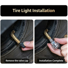 Load image into Gallery viewer, 1/2/4Pcs Motorcycle Car Tire Valve Light Rim Strobe Warning Wheel Lamp Flashing Vibration Activated Safety Waterproof Upgrade Decorative E-Scooter