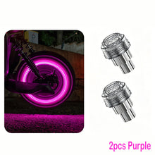 Load image into Gallery viewer, 1/2/4Pcs Motorcycle Car Tire Valve Light Rim Strobe Warning Wheel Lamp Flashing Vibration Activated Safety Waterproof Upgrade Decorative E-Scooter