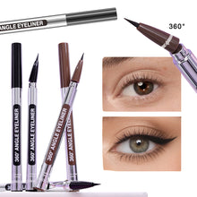 Load image into Gallery viewer, 360 Rotating Tip Eyeliner Pen Waterproof Long Lasting Highly Pigmented Semi Permanent Liquid Eyeliner for Precise Lines Makeup