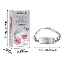Load image into Gallery viewer, Creative Bracelet Lip Gloss Two in One Lipstick Plate Mirror Gloss Lip Gloss Portable No-smudge Waterproof Lip Gloss Women Makeup