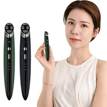 Load image into Gallery viewer, Electric Eye Massager EMS Microcurrent Lifting Wand Eye Wrinkles Lighten Dark Circles Removal Hot Vibration Eyes Cream Infusion