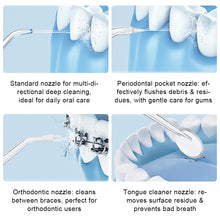 Load image into Gallery viewer, Electric Teeth Water Flosser Oral Irrigator Portable Rechargeable Teeth Cleaner Home Dental Cleaning Removing Tartar Oral Cleaning