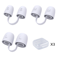 Load image into Gallery viewer, 3 Sizes Silicone Snore Stopper Nose Vents Reusable Sleeping Anti Snoring Nasal Dilators Effective Sleep Apnea Relief Device
