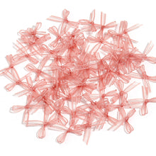 Load image into Gallery viewer, 30Pcs Mini Ribbon Knot Ornament Organza Bowknots For Nail Art Wedding Decor DIY Manicure Accessories