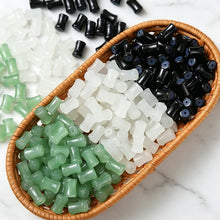 Load image into Gallery viewer, 50Pcs Bamboo Joint Glass Bead Loose Spacer Beads For Phone Chain Bracelet Hair Accessories DIY Supplies