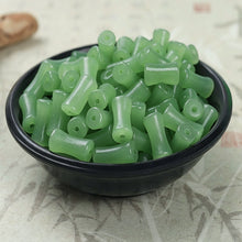Load image into Gallery viewer, 50Pcs Bamboo Joint Glass Bead Loose Spacer Beads For Phone Chain Bracelet Hair Accessories DIY Supplies