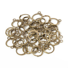 Load image into Gallery viewer, 50Pcs Ear Hook Gold Silver Plated Iron Lever Back Earring Hooks For DIY Earring Jewelry Daily Making Supplies