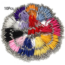 Load image into Gallery viewer, 10Pcs Lanyard Braided Nylon Lanyard Cord With Lobster Clasp For Key Phone Chain DIY Jewelry Making Findings