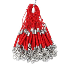 Load image into Gallery viewer, 10Pcs Lanyard Braided Nylon Lanyard Cord With Lobster Clasp For Key Phone Chain DIY Jewelry Making Findings