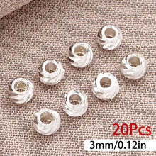 Load image into Gallery viewer, 20Pcs Brass Bead 18K Gold Plated Brass Striped Cut Flower Spacer Beads For DIY Jewelry Making Accessories