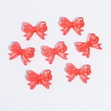 Load image into Gallery viewer, 30Pcs Multicolor Transparent Acrylic Bowknot Beads For DIY Bracelet Earring Keychain Daliy Jewelry Supplies