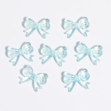 Load image into Gallery viewer, 30Pcs Multicolor Transparent Acrylic Bowknot Beads For DIY Bracelet Earring Keychain Daliy Jewelry Supplies