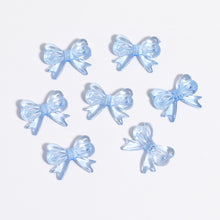 Load image into Gallery viewer, 30Pcs Multicolor Transparent Acrylic Bowknot Beads For DIY Bracelet Earring Keychain Daliy Jewelry Supplies