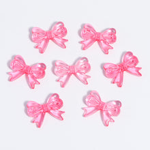 Load image into Gallery viewer, 30Pcs Multicolor Transparent Acrylic Bowknot Beads For DIY Bracelet Earring Keychain Daliy Jewelry Supplies