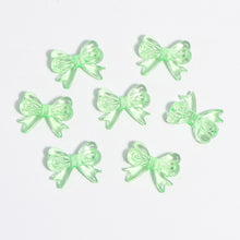 Load image into Gallery viewer, 30Pcs Multicolor Transparent Acrylic Bowknot Beads For DIY Bracelet Earring Keychain Daliy Jewelry Supplies