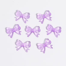 Load image into Gallery viewer, 30Pcs Multicolor Transparent Acrylic Bowknot Beads For DIY Bracelet Earring Keychain Daliy Jewelry Supplies
