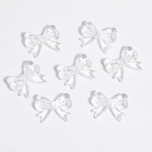 Load image into Gallery viewer, 30Pcs Multicolor Transparent Acrylic Bowknot Beads For DIY Bracelet Earring Keychain Daliy Jewelry Supplies