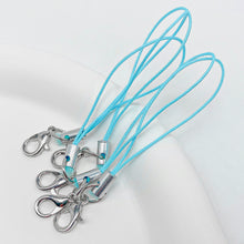 Load image into Gallery viewer, 50Pcs Polyester Lanyard Cord With Lobster Clasp For Mobile Phone Keychain DIY Jewelry Making Accessories
