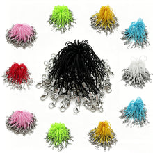 Load image into Gallery viewer, 50Pcs Polyester Lanyard Cord With Lobster Clasp For Mobile Phone Keychain DIY Jewelry Making Accessories