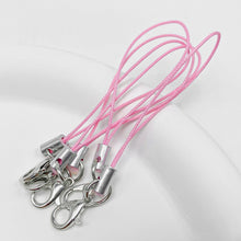 Load image into Gallery viewer, 50Pcs Polyester Lanyard Cord With Lobster Clasp For Mobile Phone Keychain DIY Jewelry Making Accessories