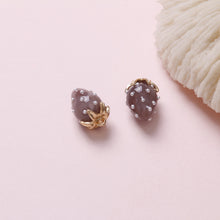 Load image into Gallery viewer, 2Pcs 3D Pearl Resin Strawberry Pendant Charm For DIY Earring Necklace Hairpin Bracelet Jewelry Accessories