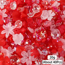 Load image into Gallery viewer, 20g/100g Petal Leaf Beads Star Butterfly Round Spacer Beads For DIY Bracelet Keychain Sewing Jewelry Supplies