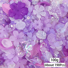 Load image into Gallery viewer, 20g/100g Petal Leaf Beads Star Butterfly Round Spacer Beads For DIY Bracelet Keychain Sewing Jewelry Supplies