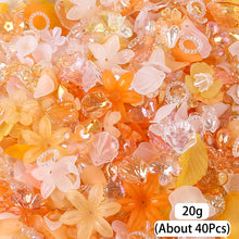 Load image into Gallery viewer, 20g/100g Petal Leaf Beads Star Butterfly Round Spacer Beads For DIY Bracelet Keychain Sewing Jewelry Supplies