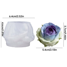 Load image into Gallery viewer, 3D Rose Flower Silicone Mold Multipurpose DIY Candle Soap Resin Cake Baking Mould Home Decor Craft Gift