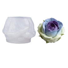 Load image into Gallery viewer, 3D Rose Flower Silicone Mold Multipurpose DIY Candle Soap Resin Cake Baking Mould Home Decor Craft Gift
