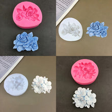 Load image into Gallery viewer, 3D Gardenia Plumeria Flower Silicone Mold DIY Candle Soap Resin Chocolate Cake Baking Mould For Wedding Gifts