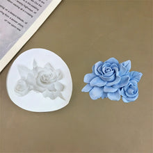 Load image into Gallery viewer, 3D Gardenia Plumeria Flower Silicone Mold DIY Candle Soap Resin Chocolate Cake Baking Mould For Wedding Gifts