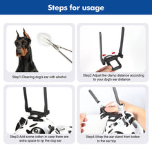 Load image into Gallery viewer, Dog Ear Stand Support Kit Erect Ear Corrector for Doberman Puppy Breathable Tape + Ear Sticks + Hemostat Adjustable Ear Frame for Pet Ear Care & Grooming