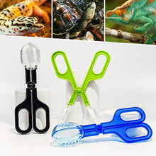 Load image into Gallery viewer, Reptile Feeding Tongs & Poop Scoop Long Handle Cleanup Clamp for Snake Rodent Insect Pet Bite-Proof Multi-Purpose Grabber for Tank Cleaning and Live Feeding