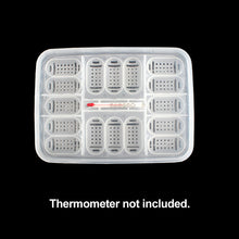 Load image into Gallery viewer, 16-Cell Reptile Egg Incubation Tray Clear Hatching Container for Gecko Snake Lizard Eggs Observable Breeding Kit for Home Breeder