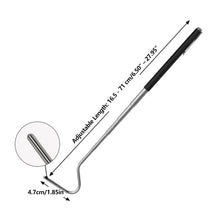Load image into Gallery viewer, Stainless Steel Snake Hook Telescopic Extendable Catcher Tool for Reptile Handling for Snake Removal Pet Use