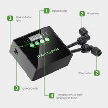 Load image into Gallery viewer, Smart Timer Mister Automatic Spray Humidification System Rainforest Simulation for Planted Tank Rainforest Terrarium Reptile Vivarium Aquarium Misting Kit