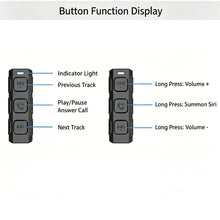 Load image into Gallery viewer, Motorcycle Handlebar Wireless Control Remote Button Media Controller Helmet Earphone Motorcycle Car Steering Wheel Remote Controller 