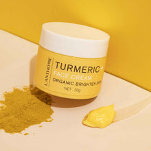 Load image into Gallery viewer, Turmeric Face Cream Turmeric Mask Brightening Soothing Repairing Firming Hydrating Cream for Dull Dry Sensitive Skin Daily Skincare