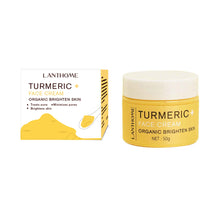 Load image into Gallery viewer, Turmeric Face Cream Turmeric Mask Brightening Soothing Repairing Firming Hydrating Cream for Dull Dry Sensitive Skin Daily Skincare
