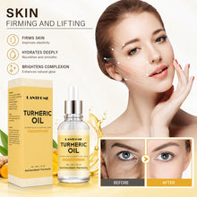 Load image into Gallery viewer, Turmeric Oil Ginger Turmeric Face Serum Oil Brightening Cleansing Repair Hydrating Oil for All Skin Daily Skincare Essence