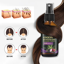 Load image into Gallery viewer, Onion Rosemary Black Rice Hair Spray Scalp Essence for Root Strengthening Anti-Breakage Hair Care Spray No Rinse Daily Use for Hair Fall Concern