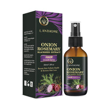 Load image into Gallery viewer, Onion Rosemary Black Rice Hair Spray Scalp Essence for Root Strengthening Anti-Breakage Hair Care Spray No Rinse Daily Use for Hair Fall Concern