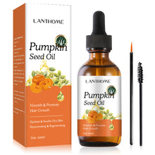 Load image into Gallery viewer, Pumpkin Seed Hair Oil 60ml Nourishing Oil for Hair & Eyelashes Lightweight Anti-Breakage for Damaged Hair and Thin Lashes