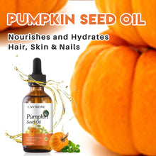 Load image into Gallery viewer, Pumpkin Seed Hair Oil 60ml Nourishing Oil for Hair & Eyelashes Lightweight Anti-Breakage for Damaged Hair and Thin Lashes