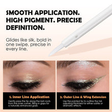 Load image into Gallery viewer, Pearlescent Glitter Powder Eyeliner Liquid Pen Waterproof Sweat Proof Not Easy To Smudge Not Caking Creative Eyeliner